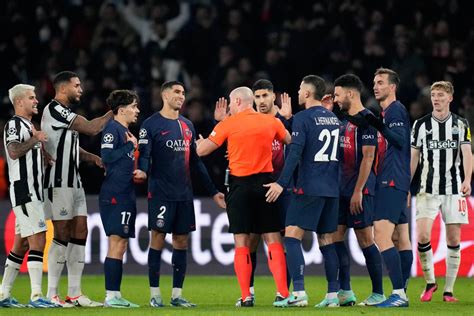 VAR official removed from Champions League game after Mbappé’s late penalty for PSG vs. Newcastle